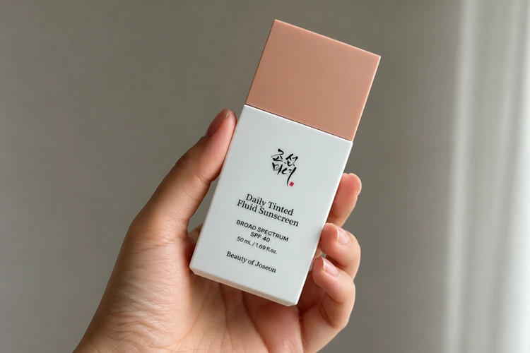 beauty of joseon daily tinted fluid sunscreen