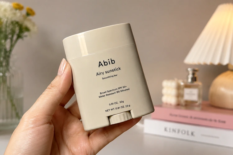 curved applicator of abib airy sunstick