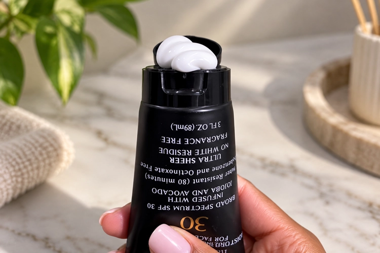 flip-top cap of black girl sunscreen spf 30