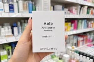 minimal and premium packaging of abib airy sunstick