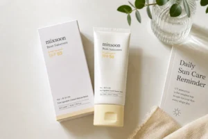 squeeze tube and outer box of mixsoon bean sunscreen